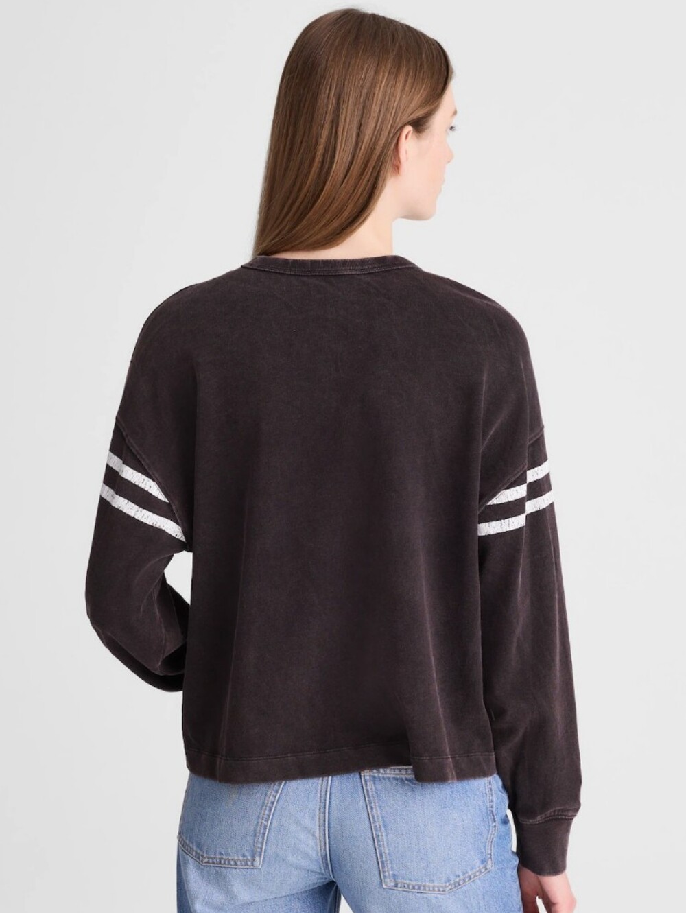 Madewell The Relaxed Crewneck Long Sleeve Tee NZ369 Size M - Picture 3 of 7